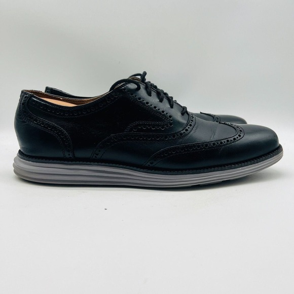 Cole Haan Other - Cole Haan Oxfords Mens 11 Black Wingtip Leather Original Grand Sneakers Shoes